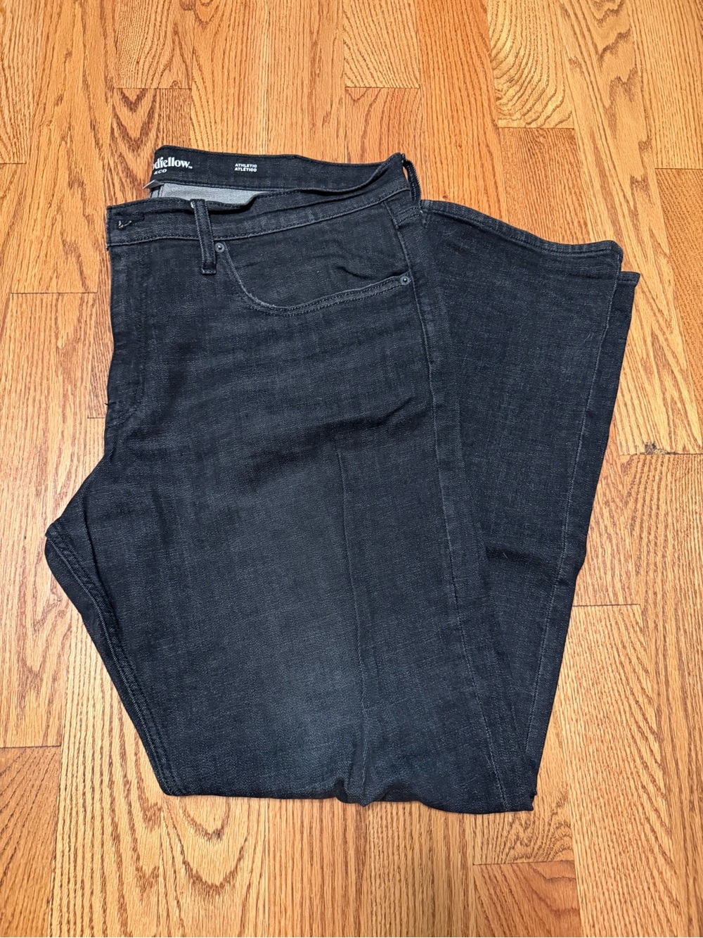 Goodfellow & Co. Men's Black Denim Jeans total flex athletic stretchy 40Wx32L